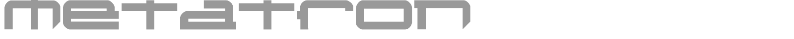 Metatron font preview