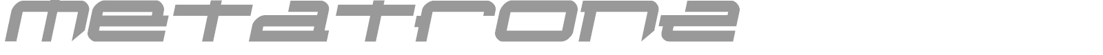 Metatron font preview