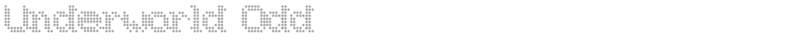 Underworld Odd font preview