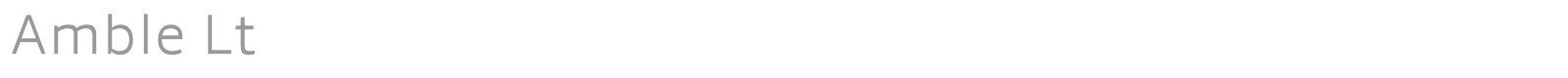 Amble font preview