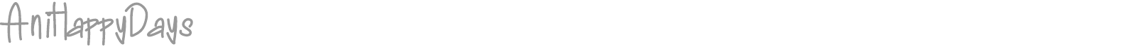 Ani Happy Days font preview
