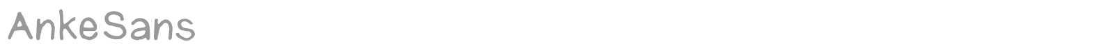 Anke Sans font preview