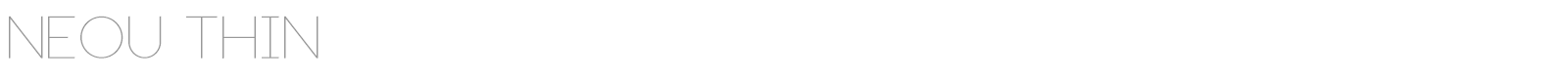 Neou font preview