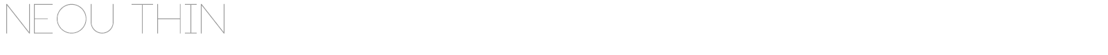 Neou font preview