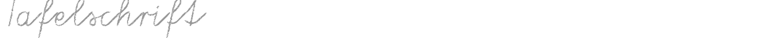 Tafelschrift font preview