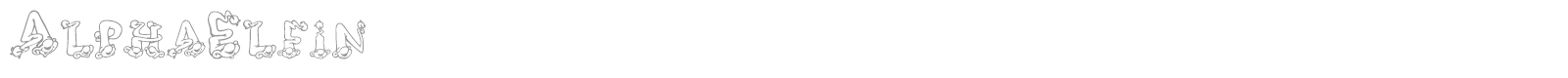 Alpha Elfin font preview