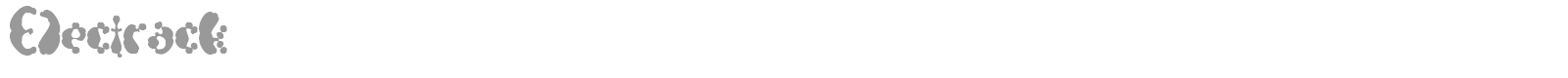 Electrack font preview