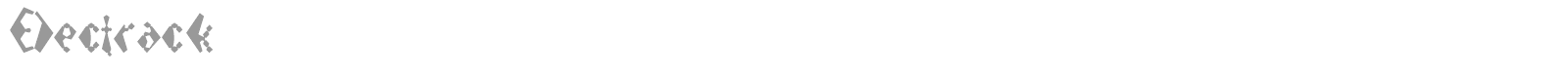 Electrack font preview