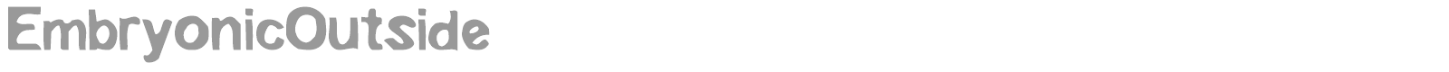 Embryonic font preview
