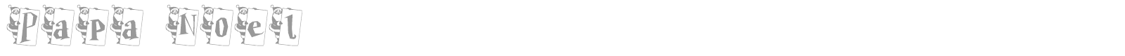 Papa Noel font preview