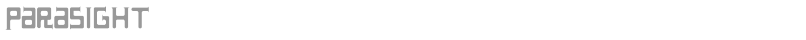 Parasight font preview