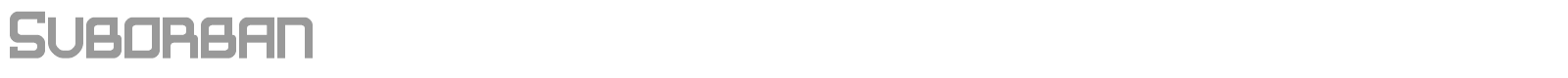 Suborban font preview