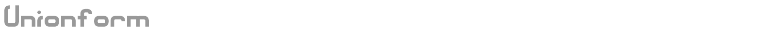 Unionform font preview
