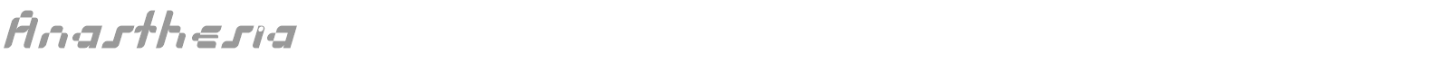 Anasthesia font preview