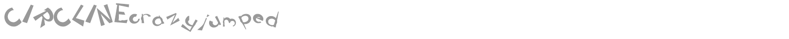 Circline font preview