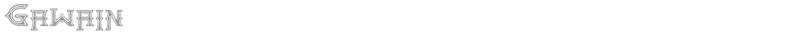 Gawain font preview