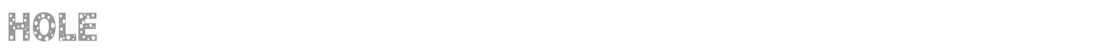 Hole Family font preview