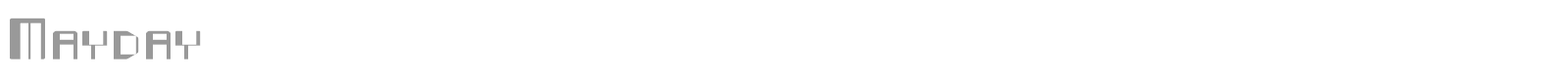 Mayday font preview