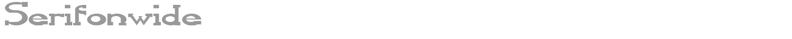 Serifon font preview
