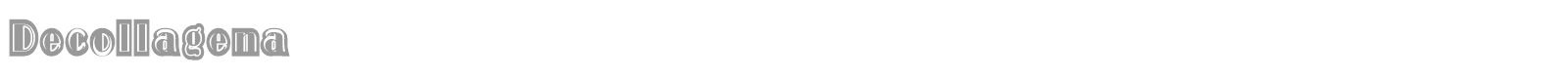 Decollagena font preview