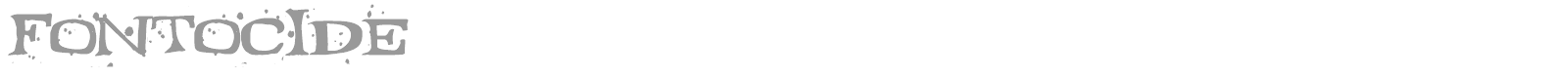 Fontocide font preview