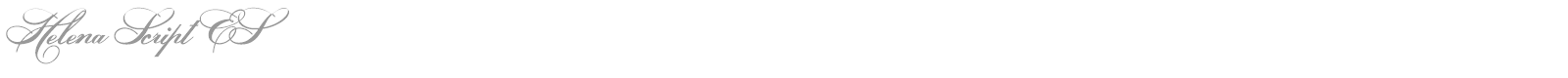 Helena Script ES font preview