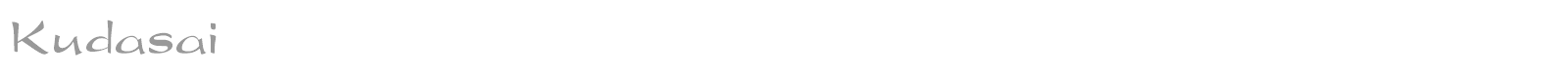 Kudasai font preview