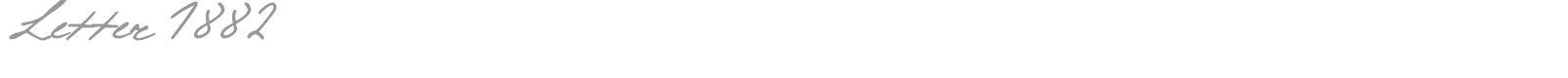 Letter 1882 font preview