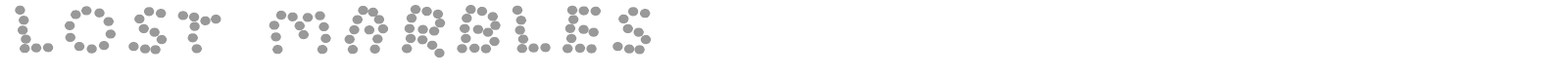 Lost Marbles font preview
