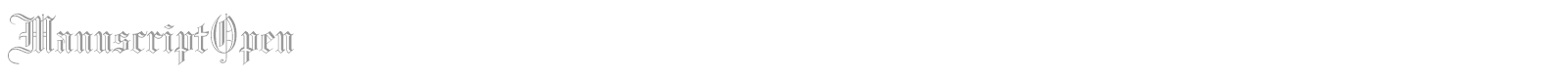 ManuscriptOpen font preview