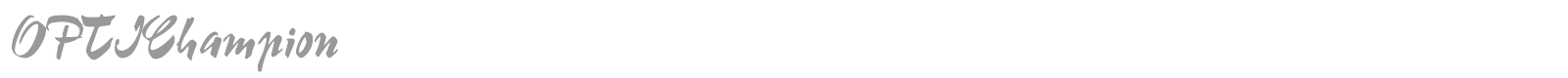 OPTIChampion font preview