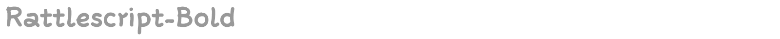 Rattlescript-Bold font preview