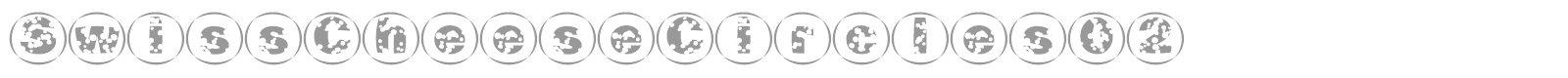 Swiss Cheese font preview