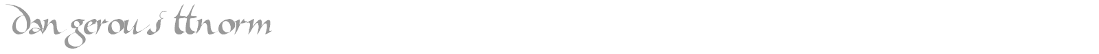 Dangerous font preview