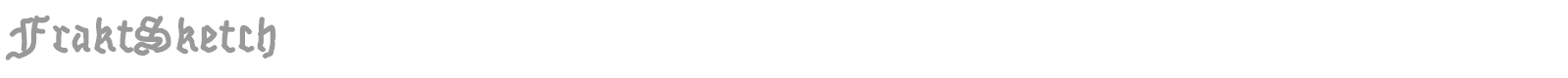 Frakt Sketch font preview