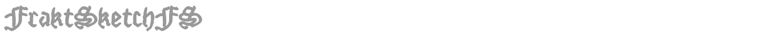 Frakt Sketch font preview