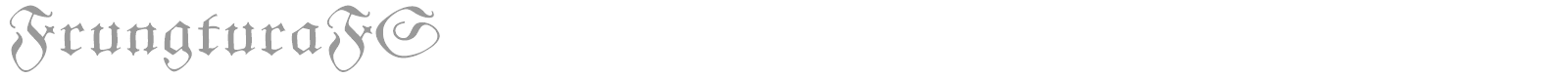 Frungtura FS font preview
