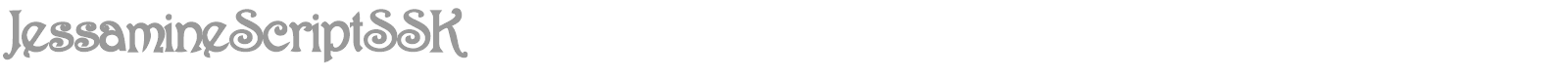 JessamineScriptSSK font preview