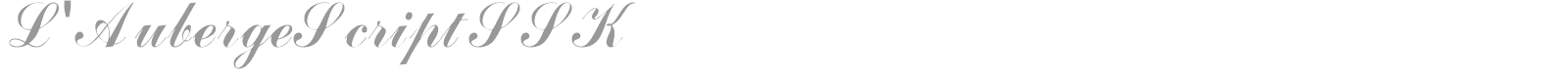 L'AubergeScriptSSK font preview