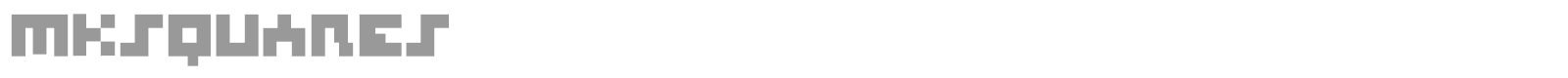 MK Squares font preview