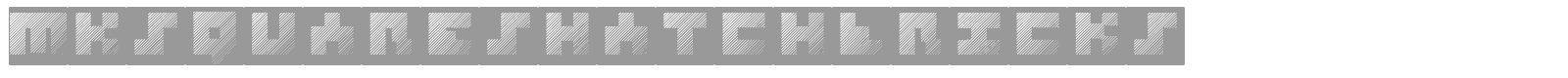 MK Squares font preview