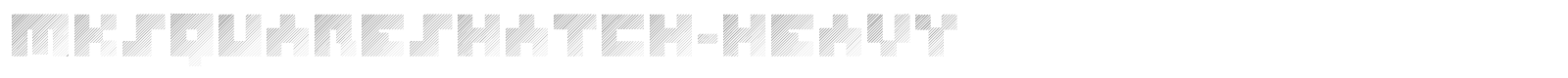 MK Squares font preview