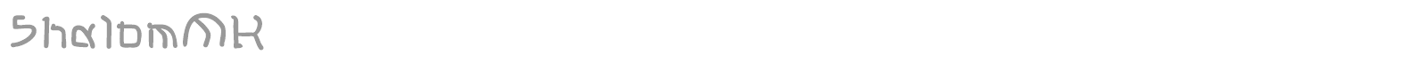 Shalom font preview