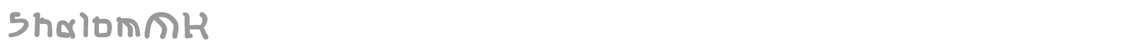 Shalom font preview