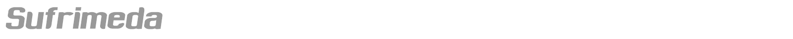 Sufrimeda font preview