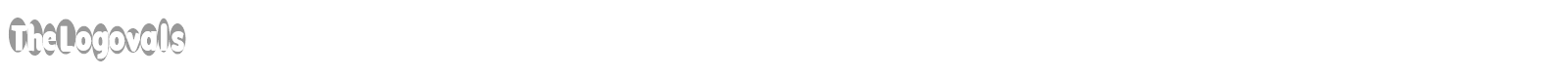The Logovals font preview