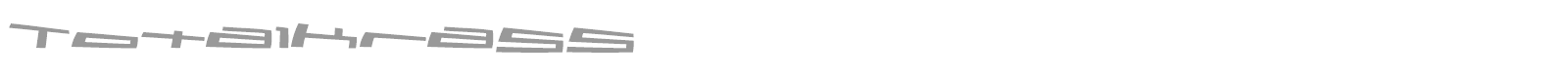 Total Krass font preview