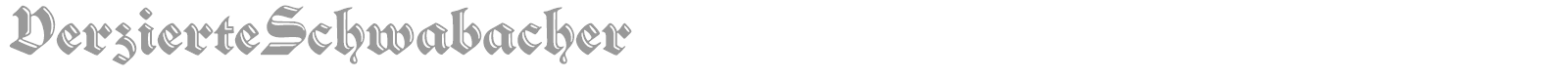 Verzierte Schwabach font preview