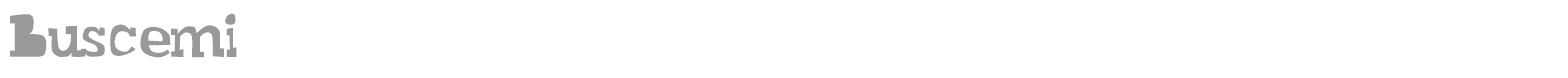 Buscemi font preview