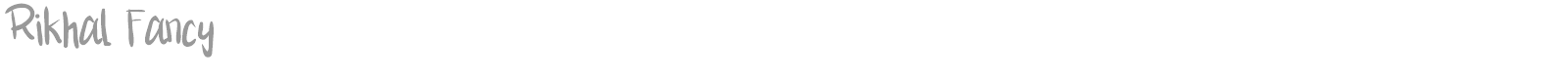 Rikhal Fancy font preview